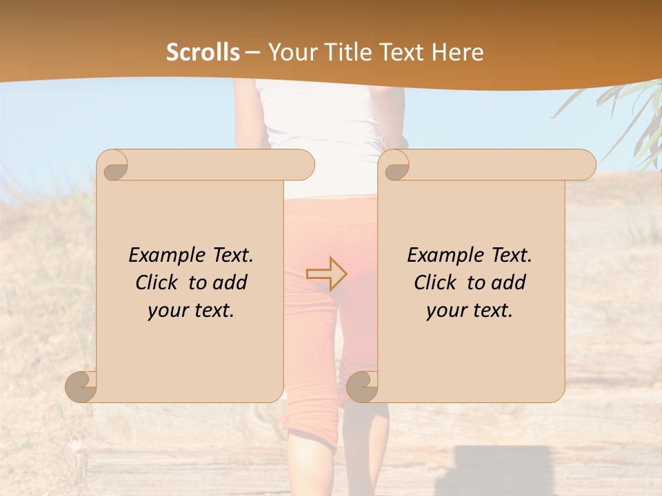 Active Girl PowerPoint Template