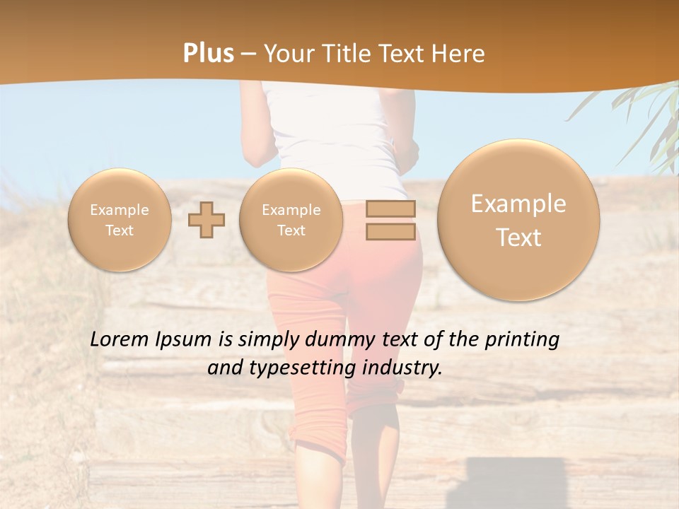 Active Girl PowerPoint Template