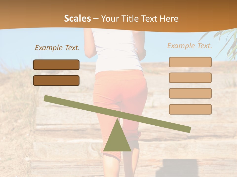 Active Girl PowerPoint Template