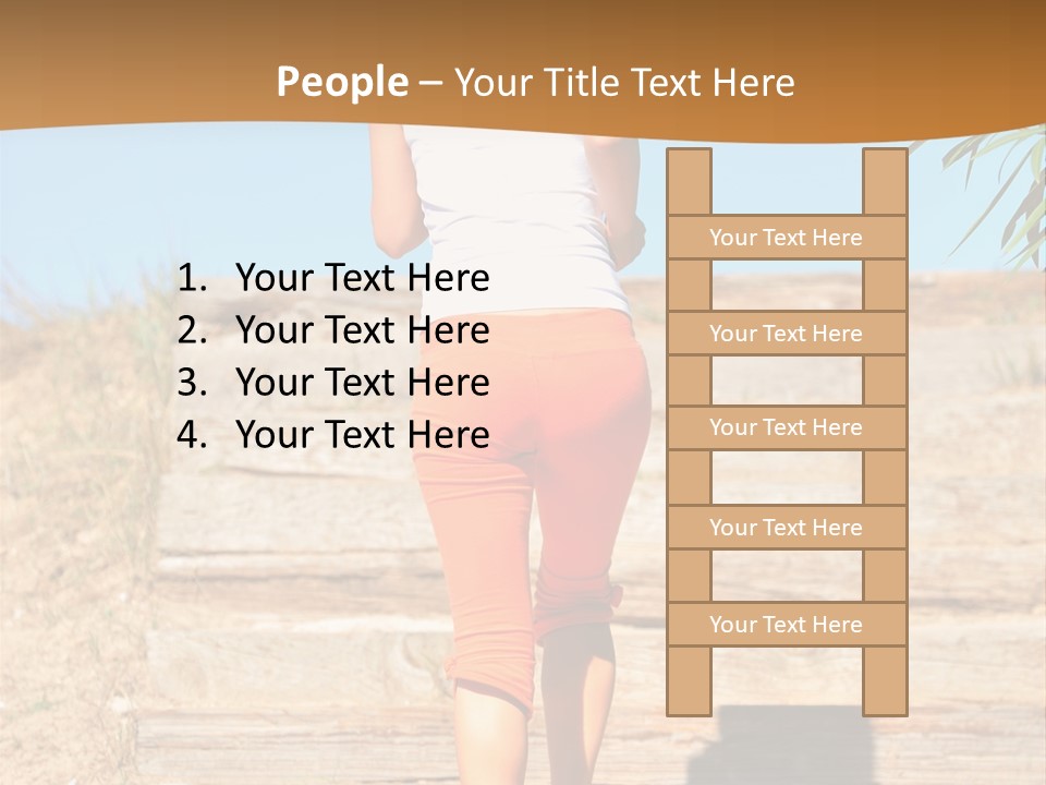 Active Girl PowerPoint Template