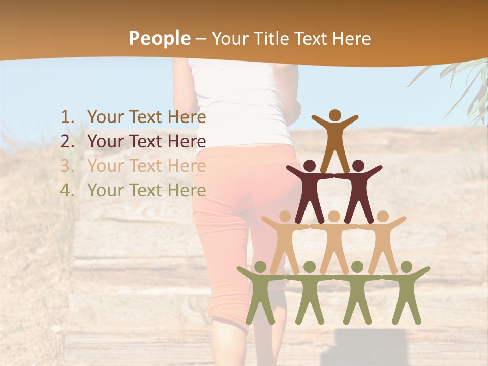 Active Girl PowerPoint Template