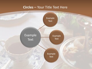 English High Tea Setting With Bread, Scones And Such PowerPoint Template