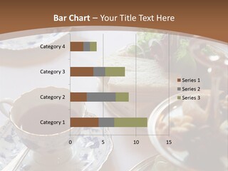 English High Tea Setting With Bread, Scones And Such PowerPoint Template