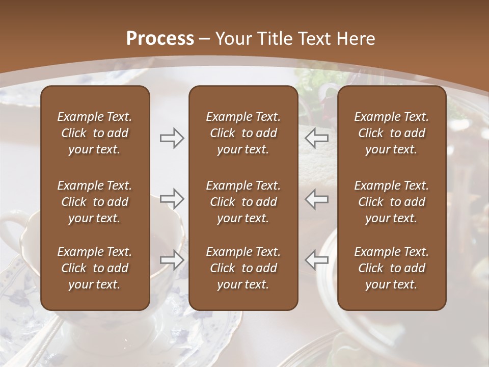 English High Tea Setting With Bread, Scones And Such PowerPoint Template