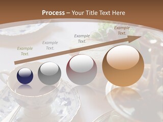 English High Tea Setting With Bread, Scones And Such PowerPoint Template