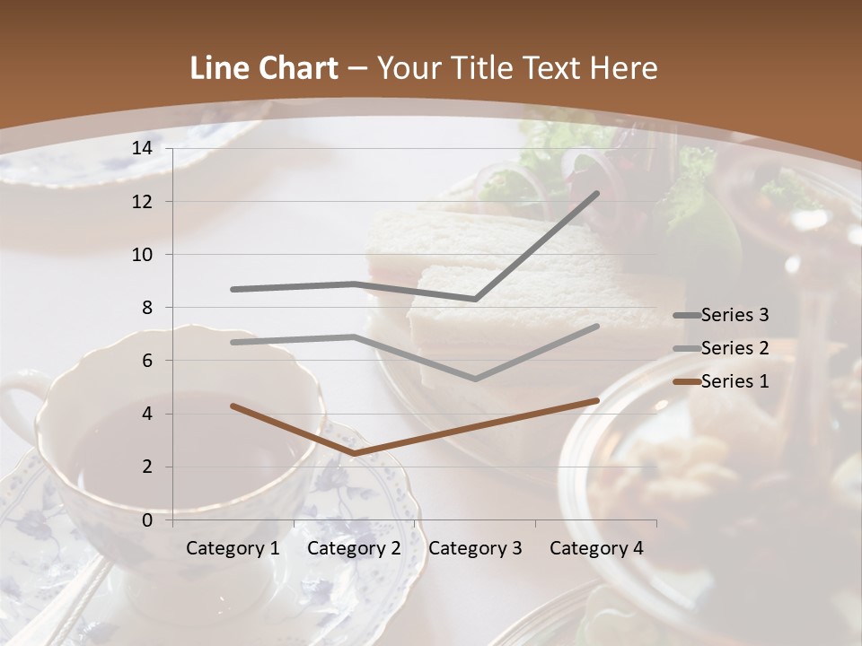 English High Tea Setting With Bread, Scones And Such PowerPoint Template