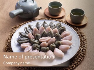 Korean Cake PowerPoint Template