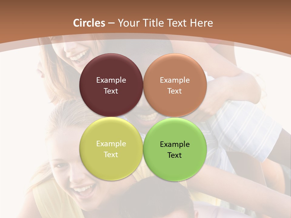 Teenagers Having Fun Outdoors PowerPoint Template