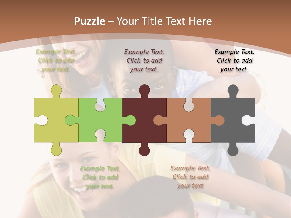 Teenagers Having Fun Outdoors PowerPoint Template