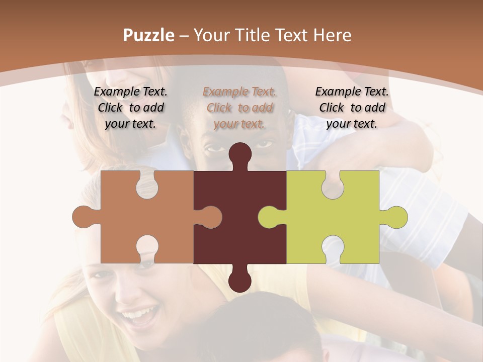 Teenagers Having Fun Outdoors PowerPoint Template