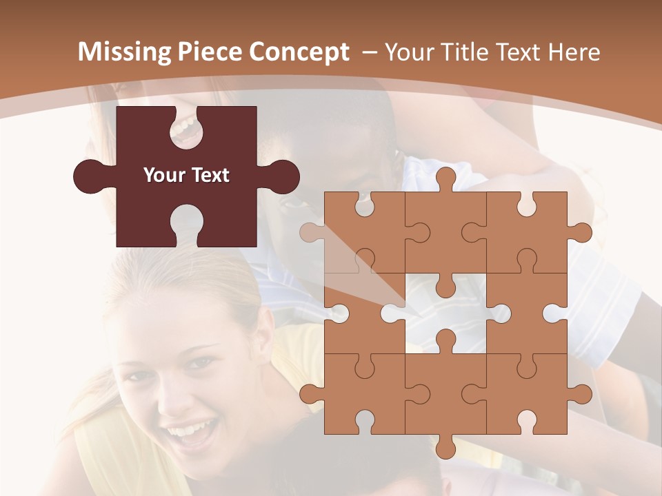 Teenagers Having Fun Outdoors PowerPoint Template