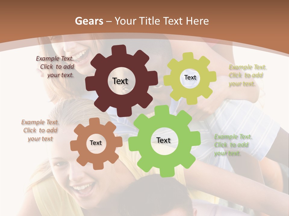 Teenagers Having Fun Outdoors PowerPoint Template