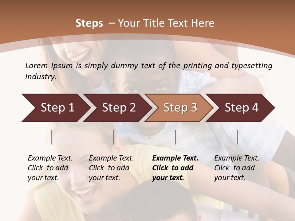 Teenagers Having Fun Outdoors PowerPoint Template