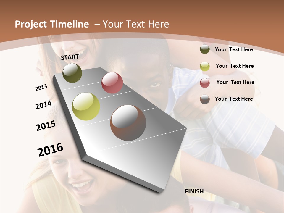 Teenagers Having Fun Outdoors PowerPoint Template