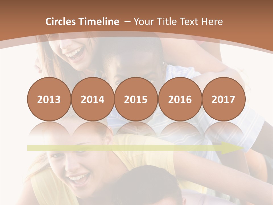 Teenagers Having Fun Outdoors PowerPoint Template