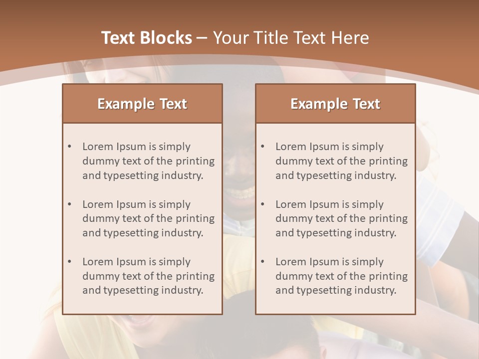 Teenagers Having Fun Outdoors PowerPoint Template