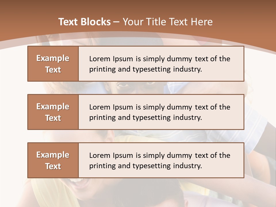 Teenagers Having Fun Outdoors PowerPoint Template