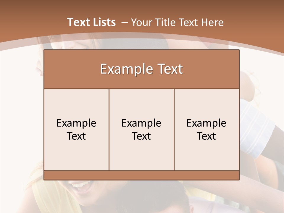 Teenagers Having Fun Outdoors PowerPoint Template
