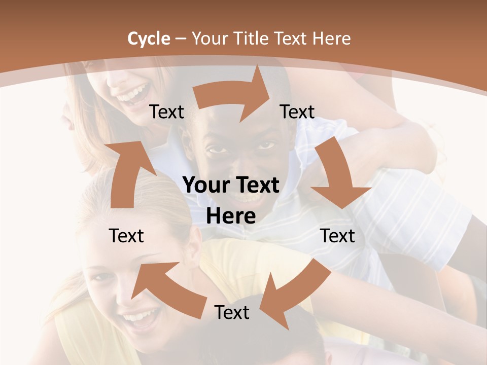 Teenagers Having Fun Outdoors PowerPoint Template