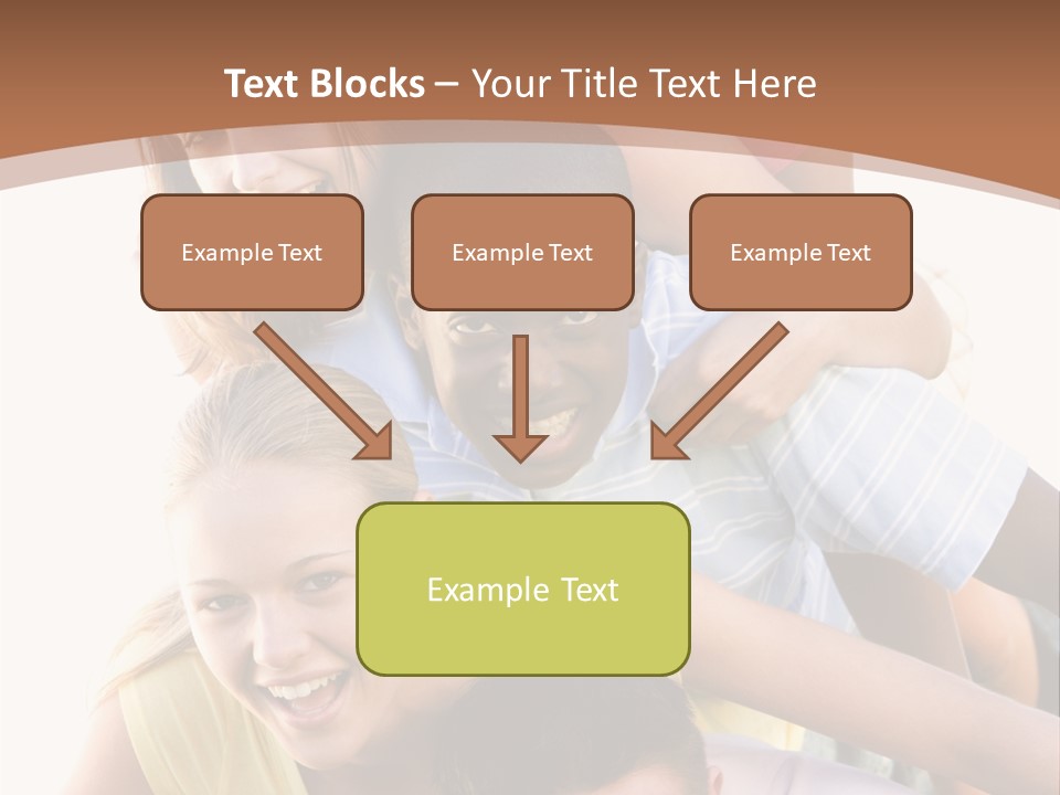 Teenagers Having Fun Outdoors PowerPoint Template