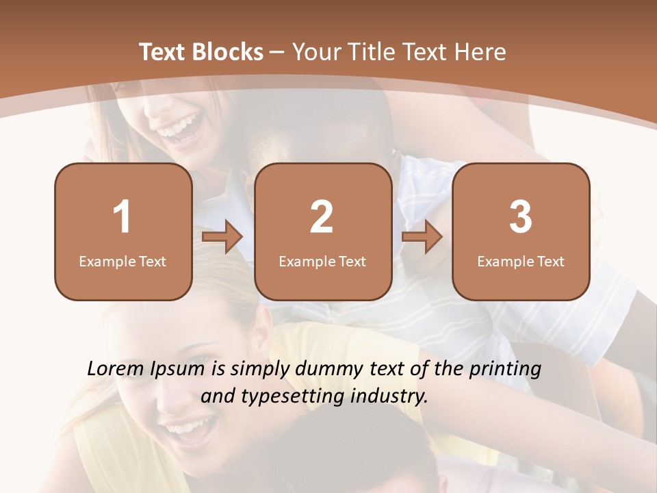 Teenagers Having Fun Outdoors PowerPoint Template