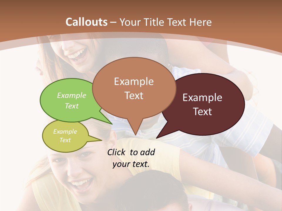 Teenagers Having Fun Outdoors PowerPoint Template