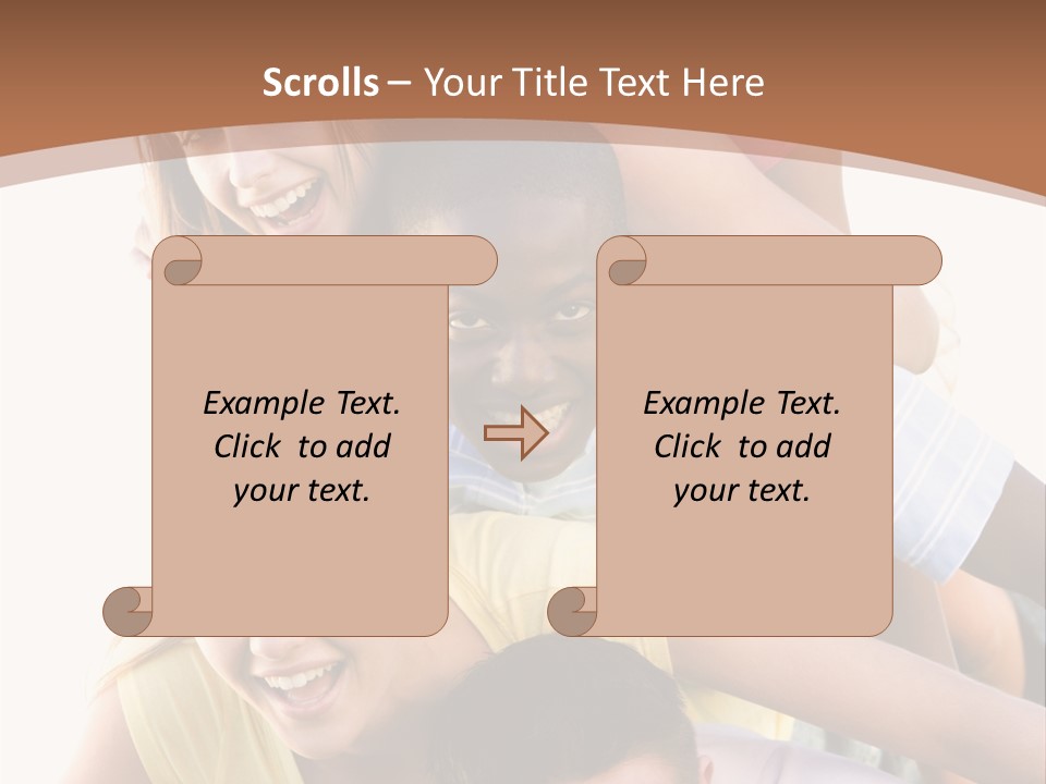 Teenagers Having Fun Outdoors PowerPoint Template