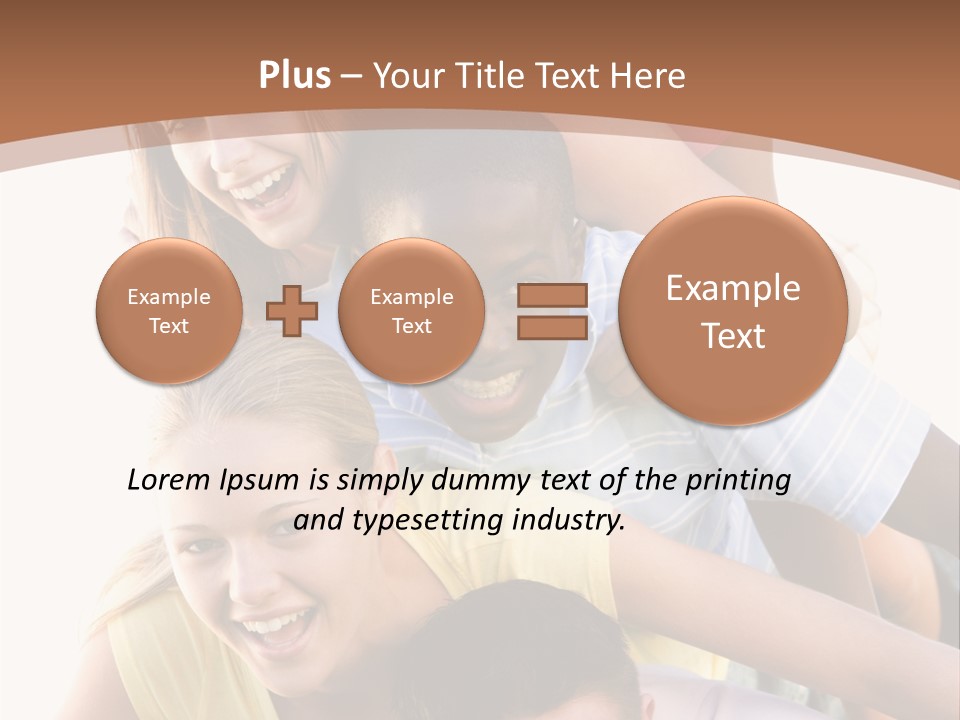 Teenagers Having Fun Outdoors PowerPoint Template