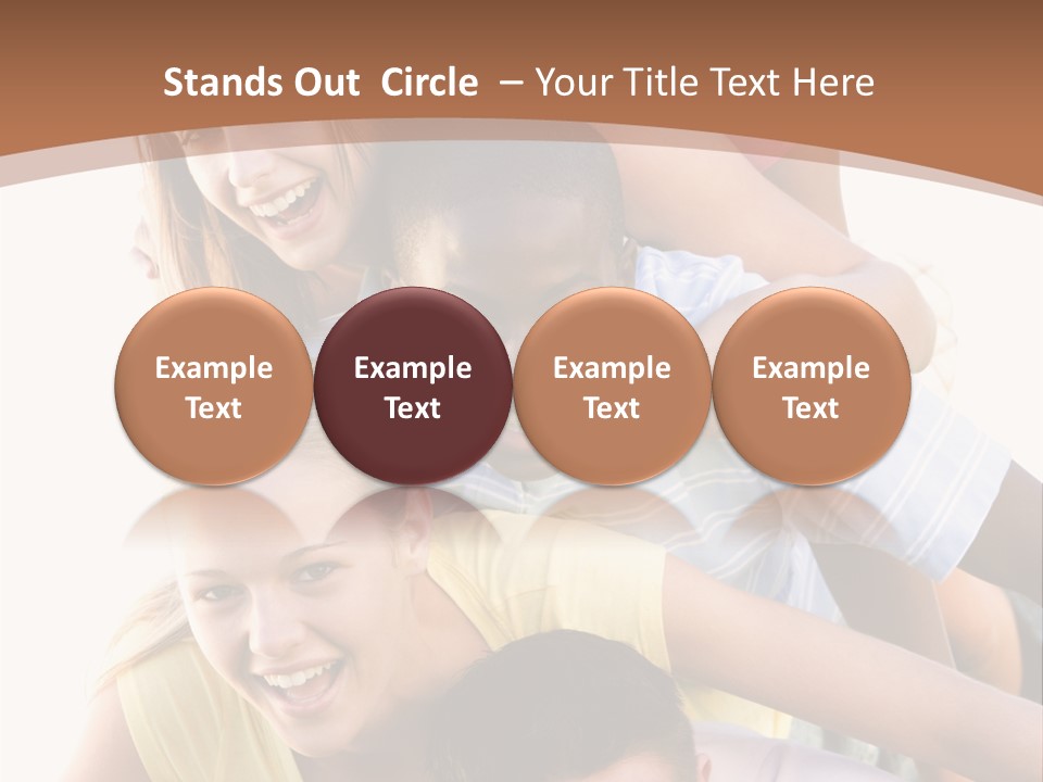 Teenagers Having Fun Outdoors PowerPoint Template