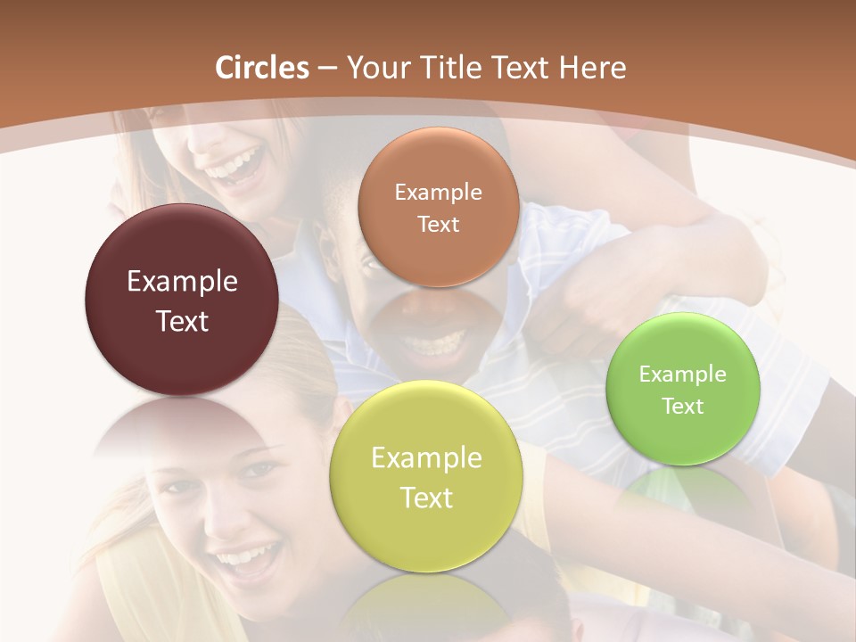 Teenagers Having Fun Outdoors PowerPoint Template