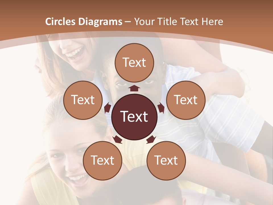 Teenagers Having Fun Outdoors PowerPoint Template