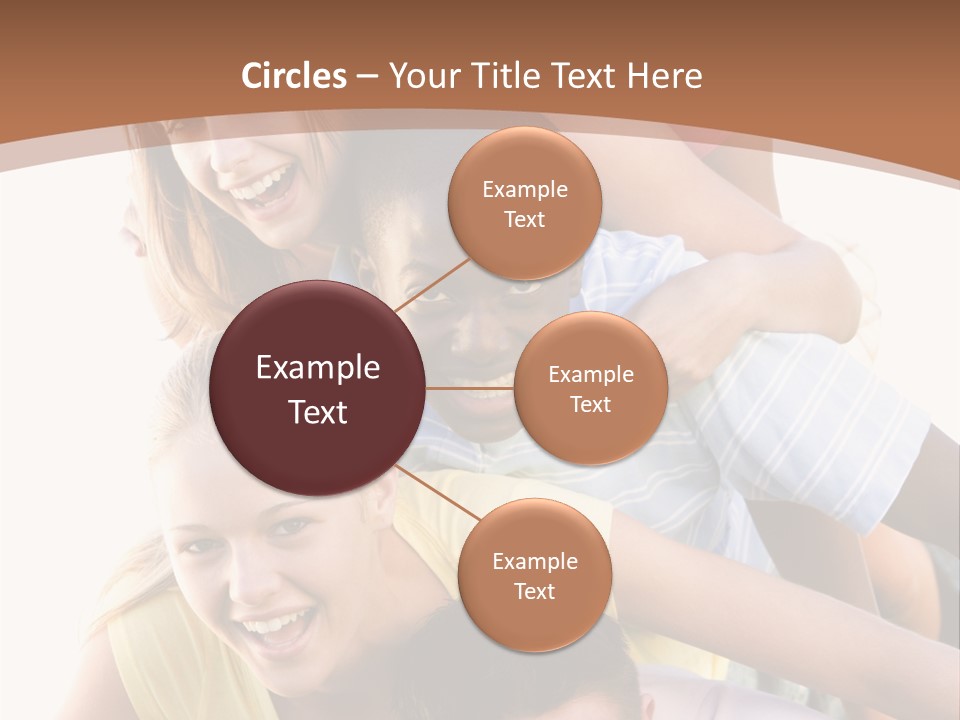 Teenagers Having Fun Outdoors PowerPoint Template