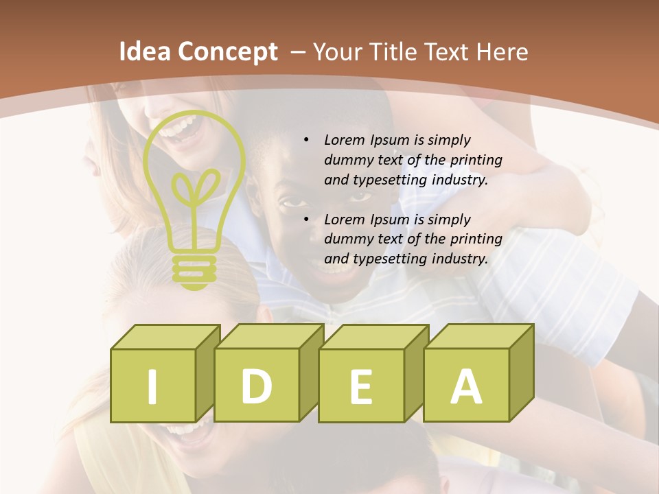 Teenagers Having Fun Outdoors PowerPoint Template