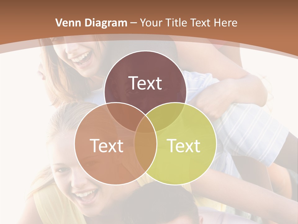 Teenagers Having Fun Outdoors PowerPoint Template