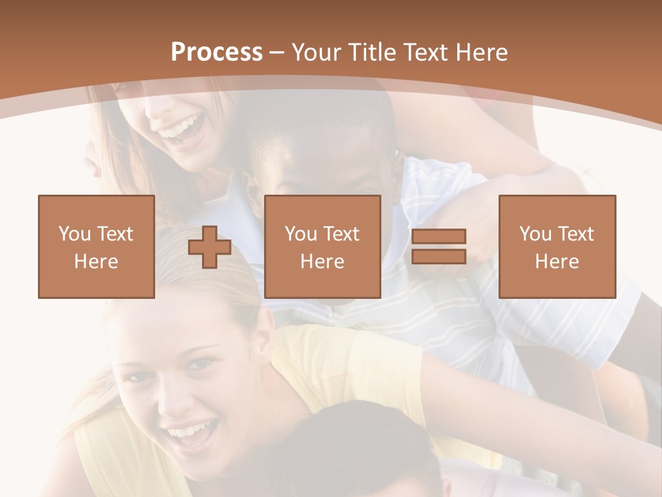 Teenagers Having Fun Outdoors PowerPoint Template