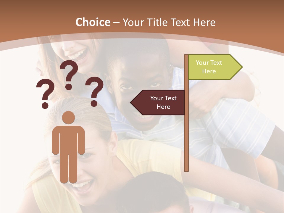 Teenagers Having Fun Outdoors PowerPoint Template