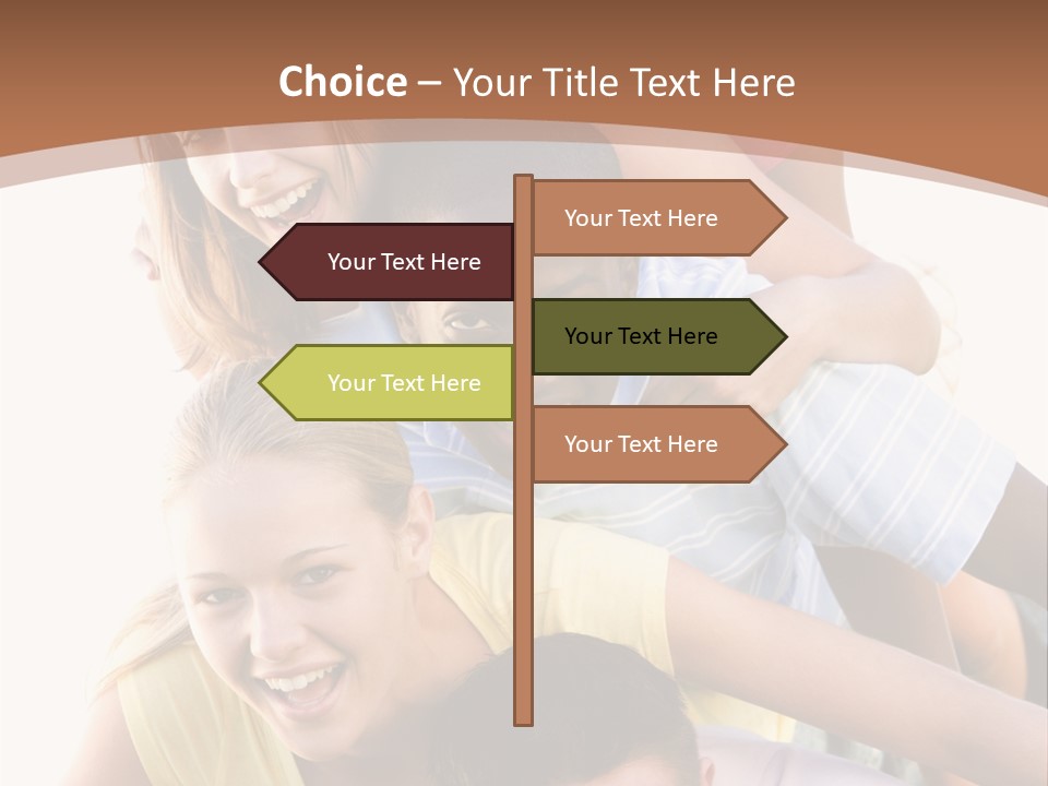 Teenagers Having Fun Outdoors PowerPoint Template