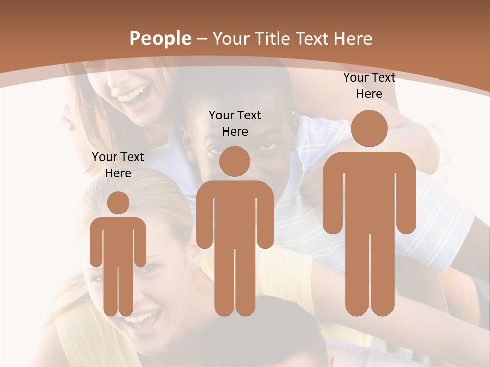 Teenagers Having Fun Outdoors PowerPoint Template