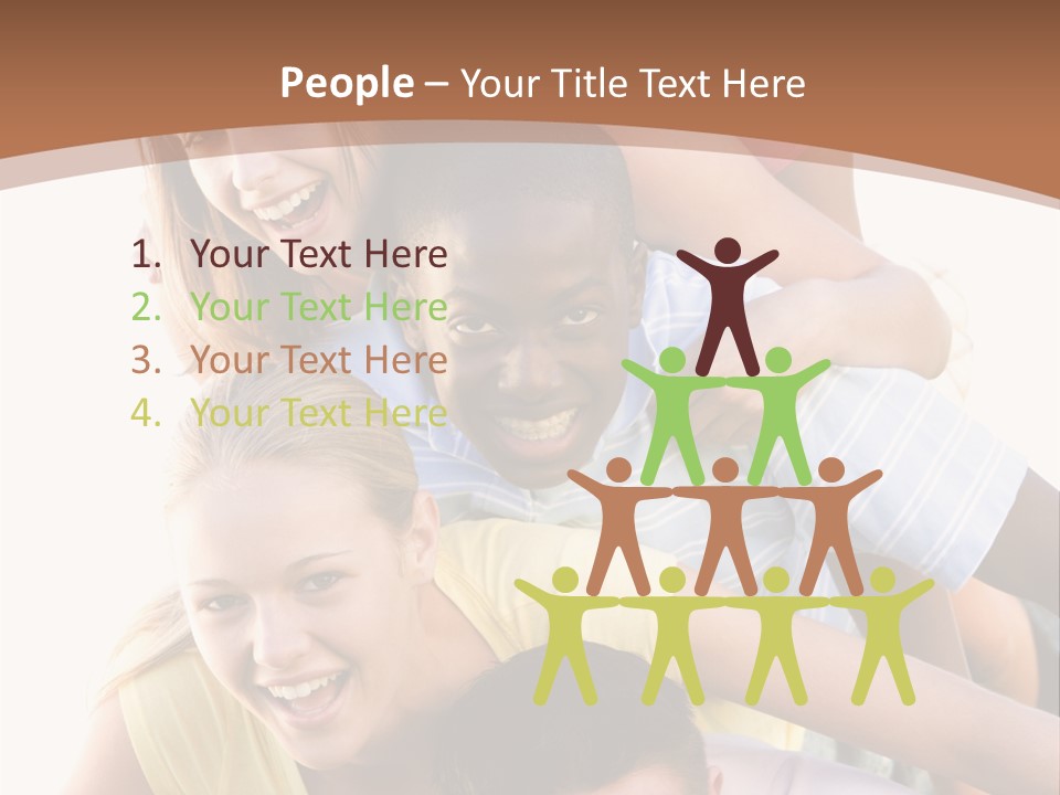 Teenagers Having Fun Outdoors PowerPoint Template