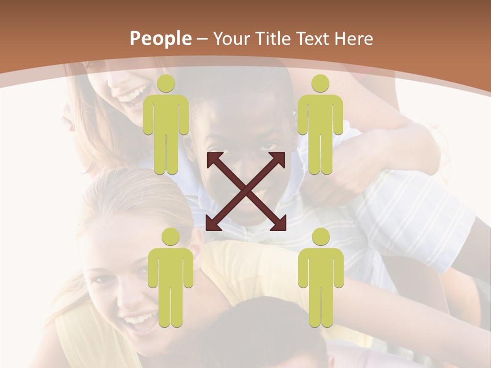 Teenagers Having Fun Outdoors PowerPoint Template