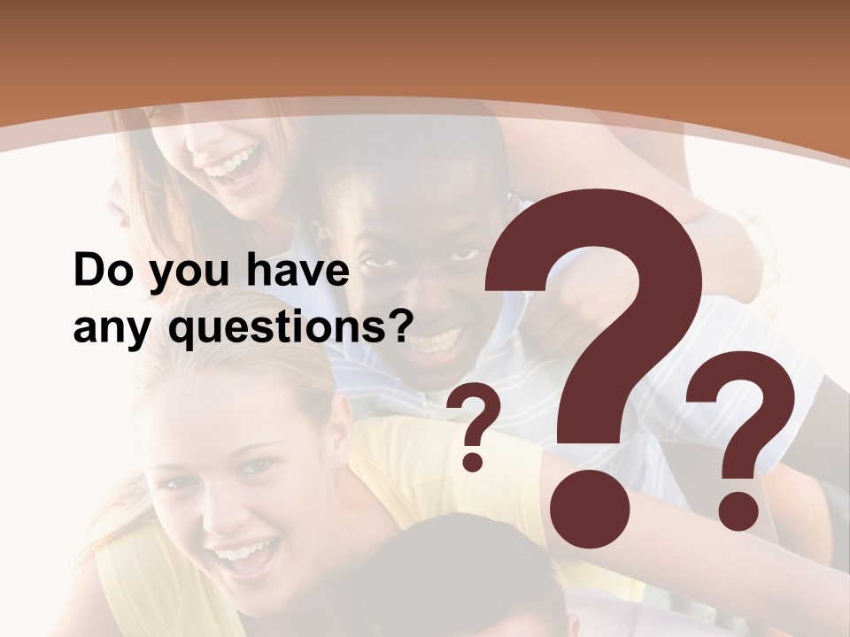 Teenagers Having Fun Outdoors PowerPoint Template