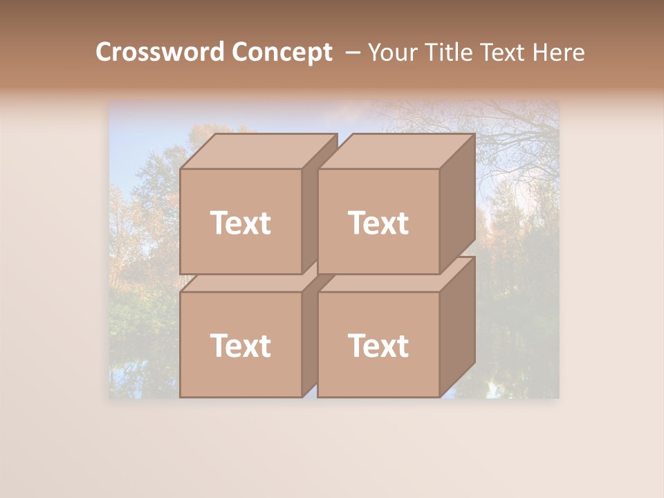 Happy Smiling People. Over White Background PowerPoint Template