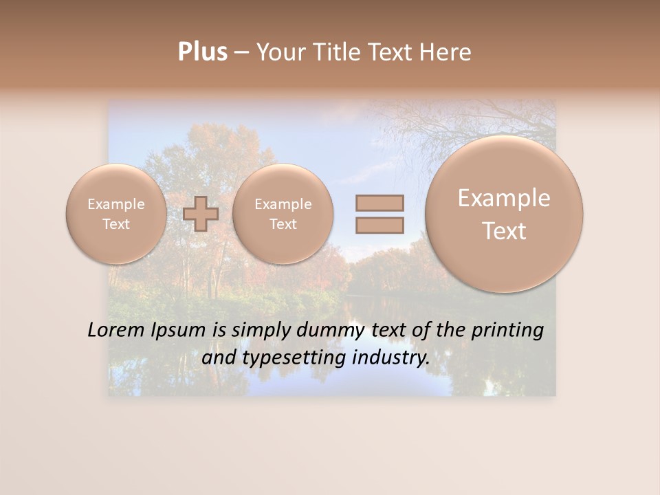Happy Smiling People. Over White Background PowerPoint Template