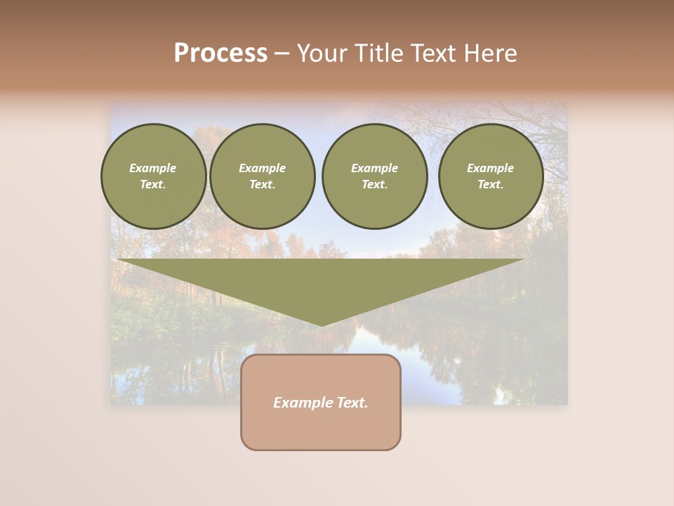 Happy Smiling People. Over White Background PowerPoint Template