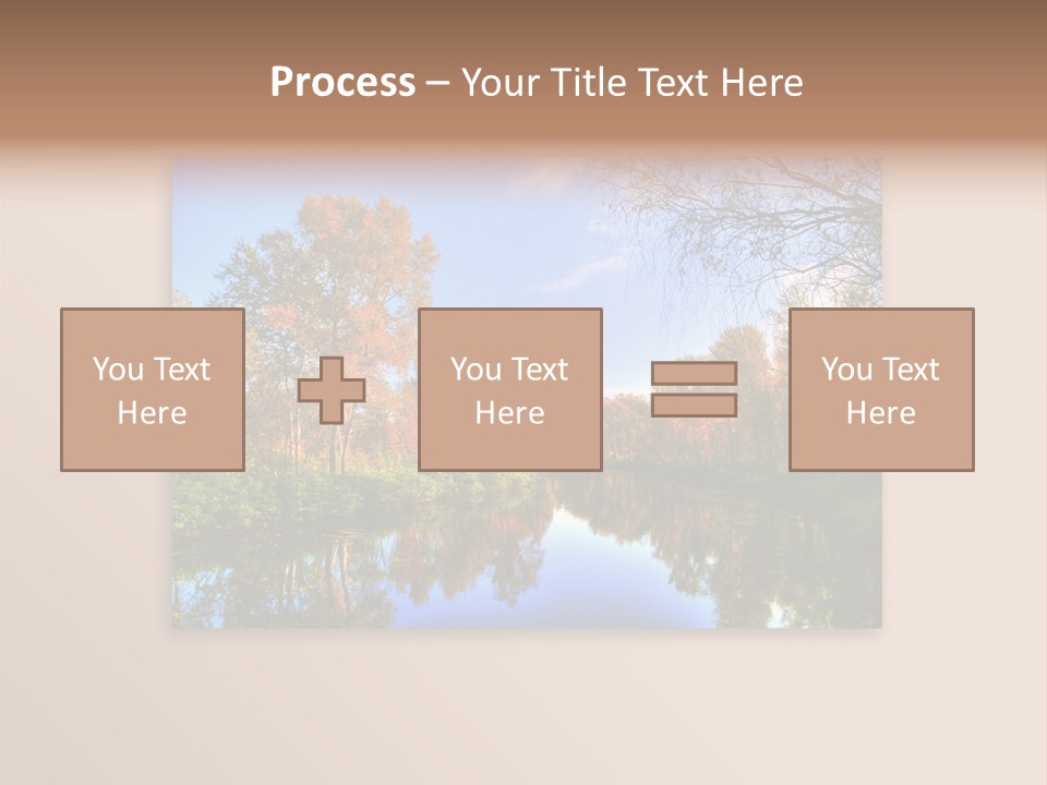 Happy Smiling People. Over White Background PowerPoint Template