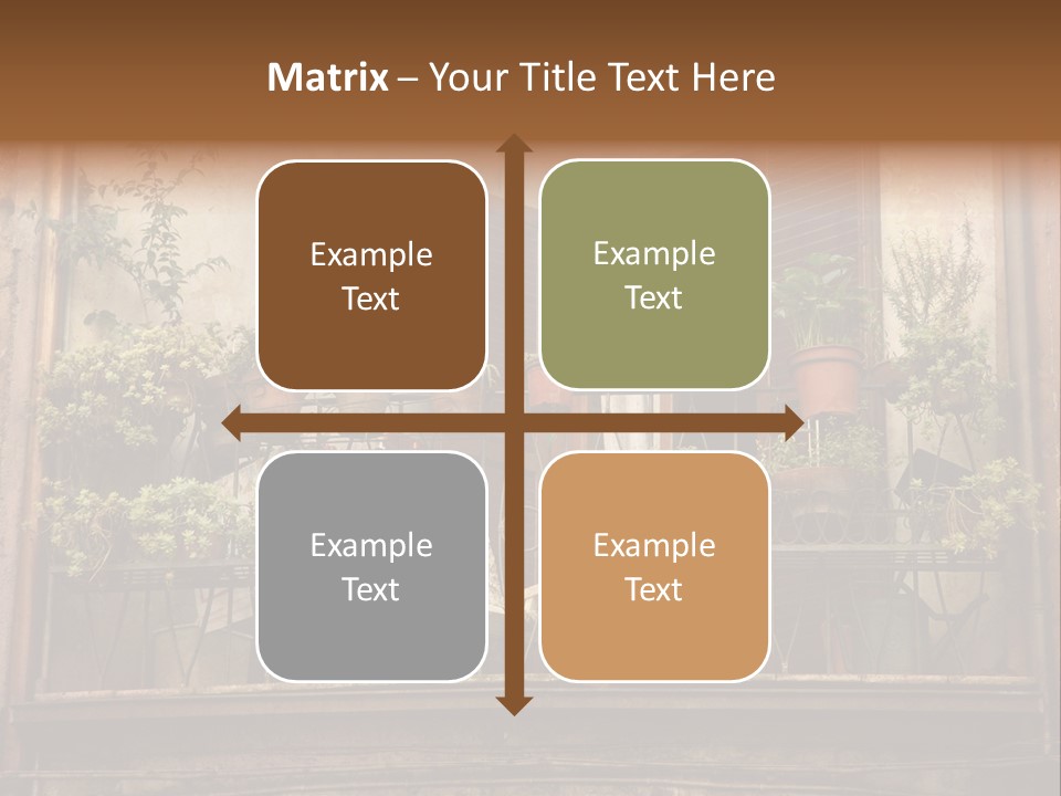 Artistic Work Of My Own In Retro Style - Postcard From Italy. - Architecture Urban Orvieto, Umbria, Italy PowerPoint Template