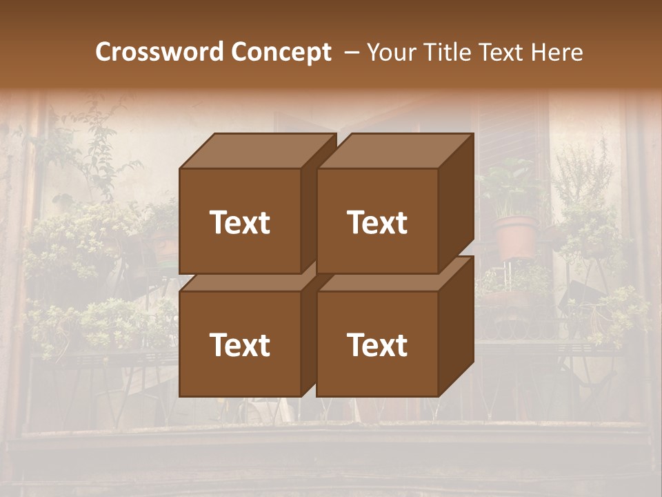 Artistic Work Of My Own In Retro Style - Postcard From Italy. - Architecture Urban Orvieto, Umbria, Italy PowerPoint Template