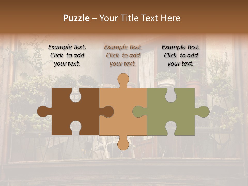 Artistic Work Of My Own In Retro Style - Postcard From Italy. - Architecture Urban Orvieto, Umbria, Italy PowerPoint Template