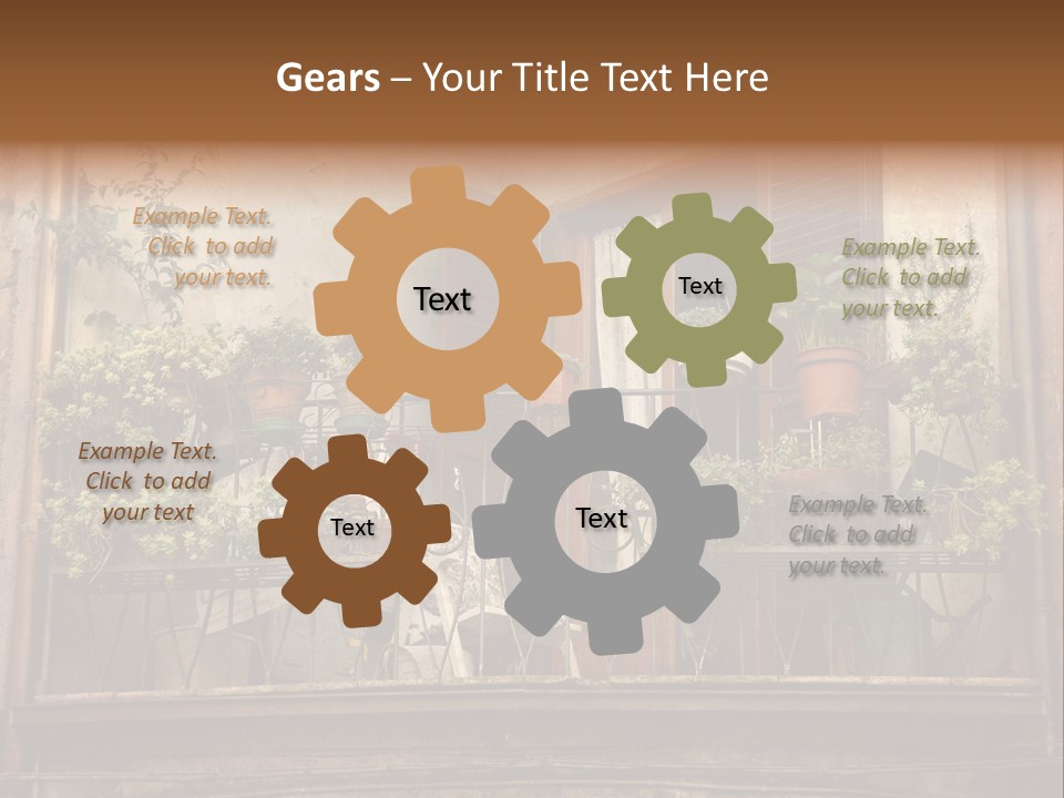 Artistic Work Of My Own In Retro Style - Postcard From Italy. - Architecture Urban Orvieto, Umbria, Italy PowerPoint Template