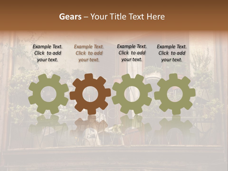 Artistic Work Of My Own In Retro Style - Postcard From Italy. - Architecture Urban Orvieto, Umbria, Italy PowerPoint Template